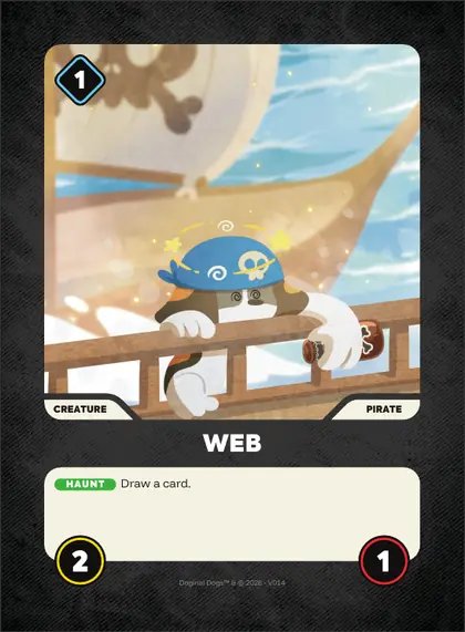 WEB Doginal Dogs trading card